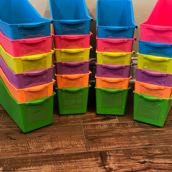 Lakeshore Learning Other Brightly Colored Bins For Classroom Or